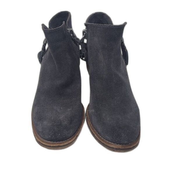 Dolce Vita Gray Leather Booties - Picture 1 of 8